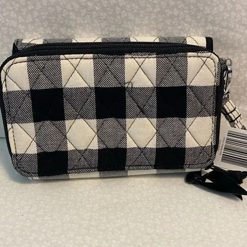 Vera Bradley 3-in-1 Crossbody in Pearl Buffalo Check